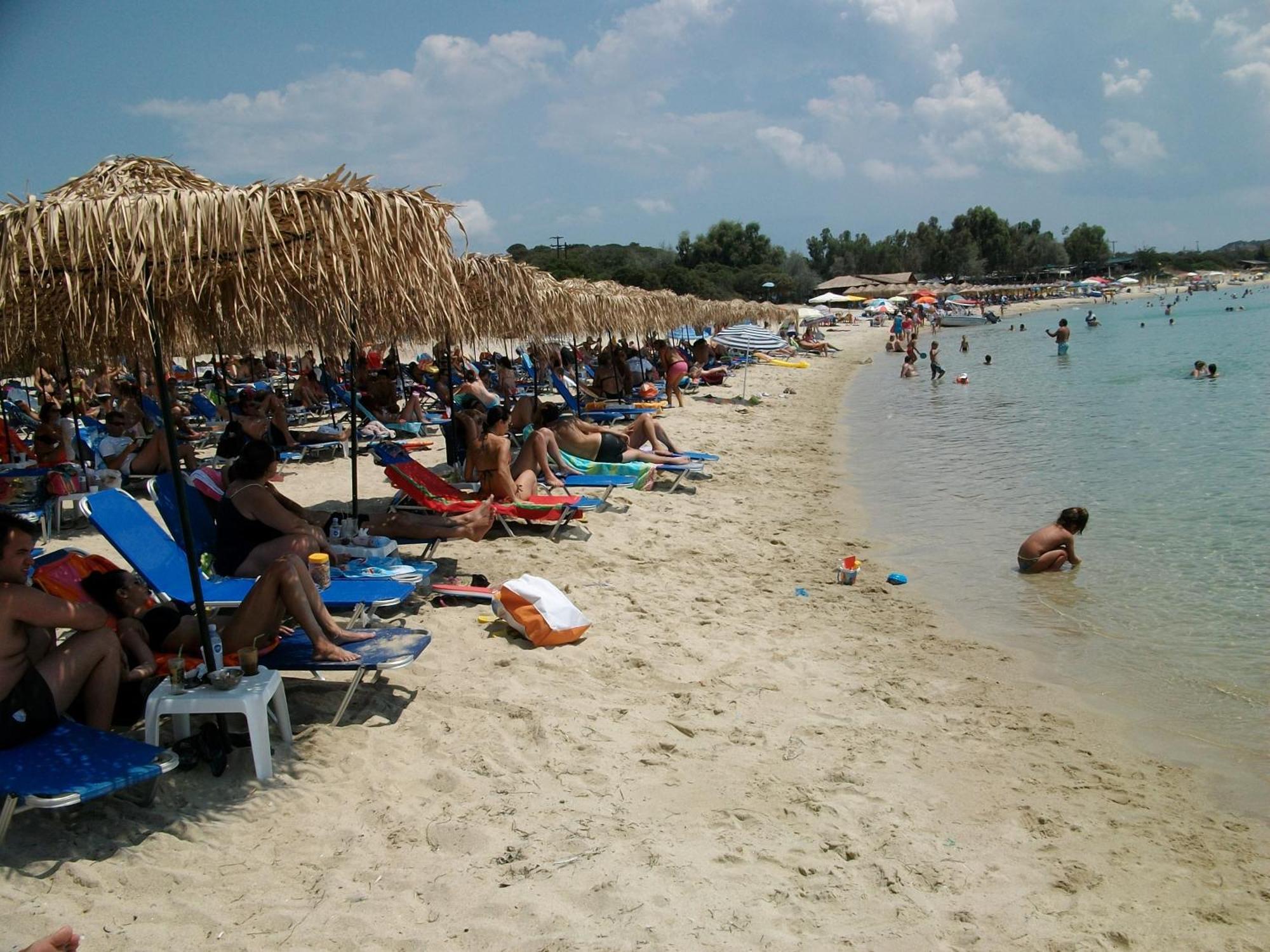 Hotel Ismini Ammouliana Buitenkant foto